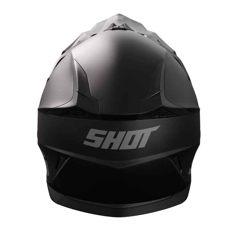 Casco de motocross infantil Shot Pulse Kid 2.0 negro mate