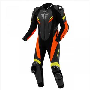 Mono de cuero Shima Hyper-RS negro-naranja-fluo-amarillo