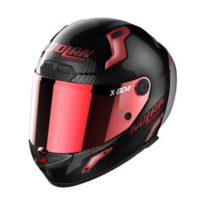 Casco Integral de Moto Nolan X-804 RS Ultra Carbon Iridium Edition Negro-Rojo