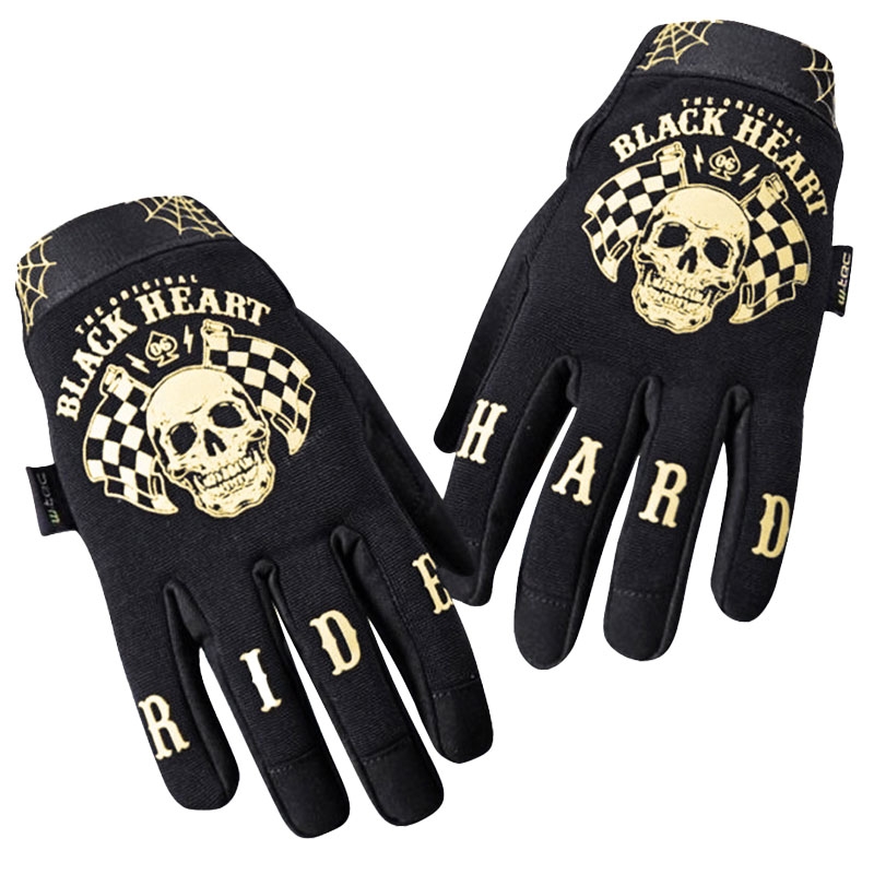 Guantes Black Heart W-TEC Starter Chopper Negro