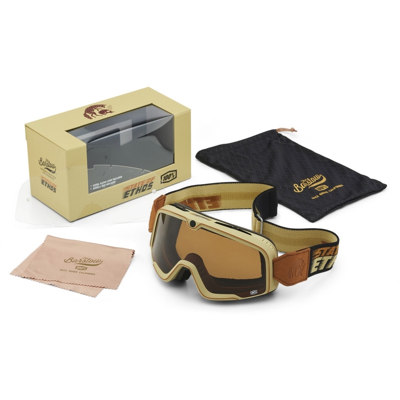 Gafas motocross 100% - USA Barstow State Of Ethos bronce plexi
