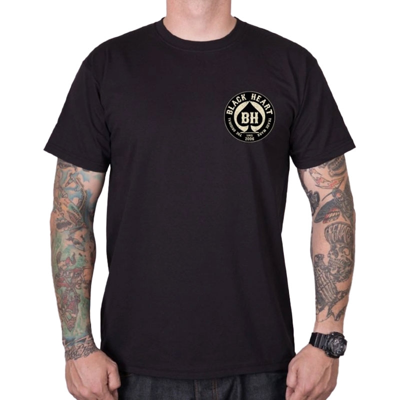 Camiseta Black Heart Chopper King negra