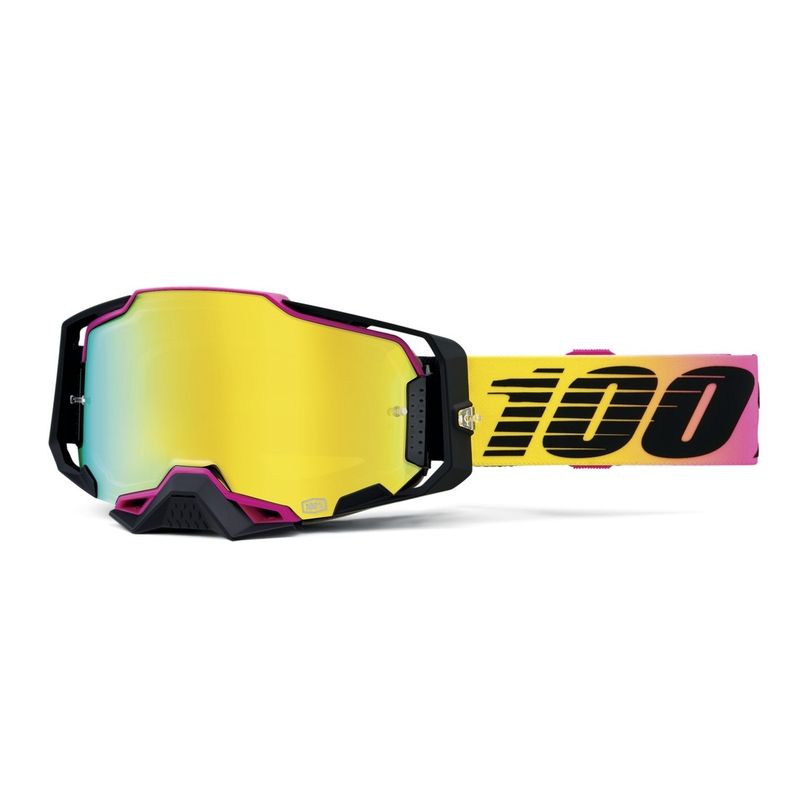 Gafas de motocross 100% ARMEGA 91 plexi dorado
