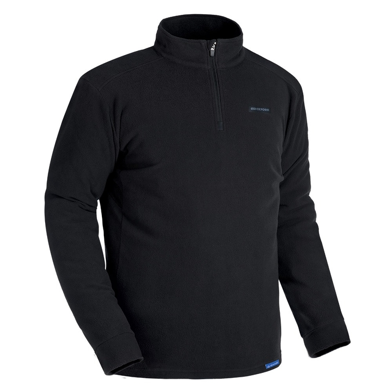 Oxford Advanced Micro Fleece 1/2 Cuello Chaqueta Térmica Forro Negro