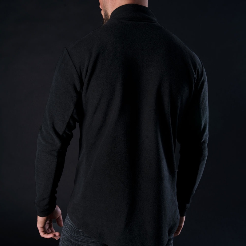 Oxford Advanced Micro Fleece 1/2 Cuello Chaqueta Térmica Forro Negro