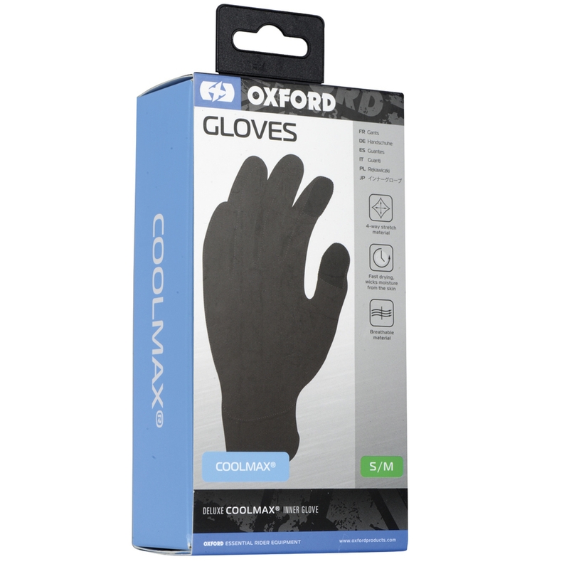 Guantes OXFORD Coolmax® negros