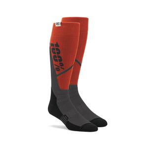 Calcetines 100% - USA Torque MX naranja-gris