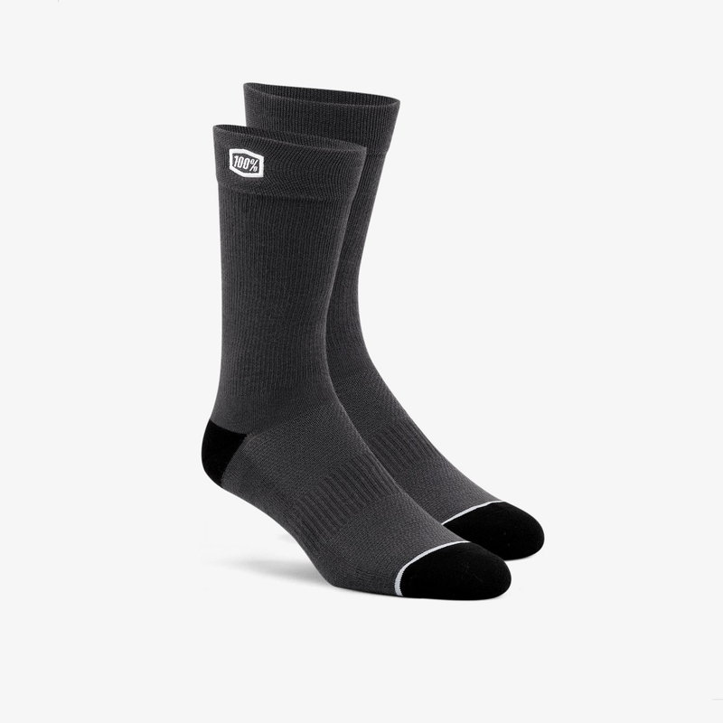 Calcetines 100%-USA Gris sólido