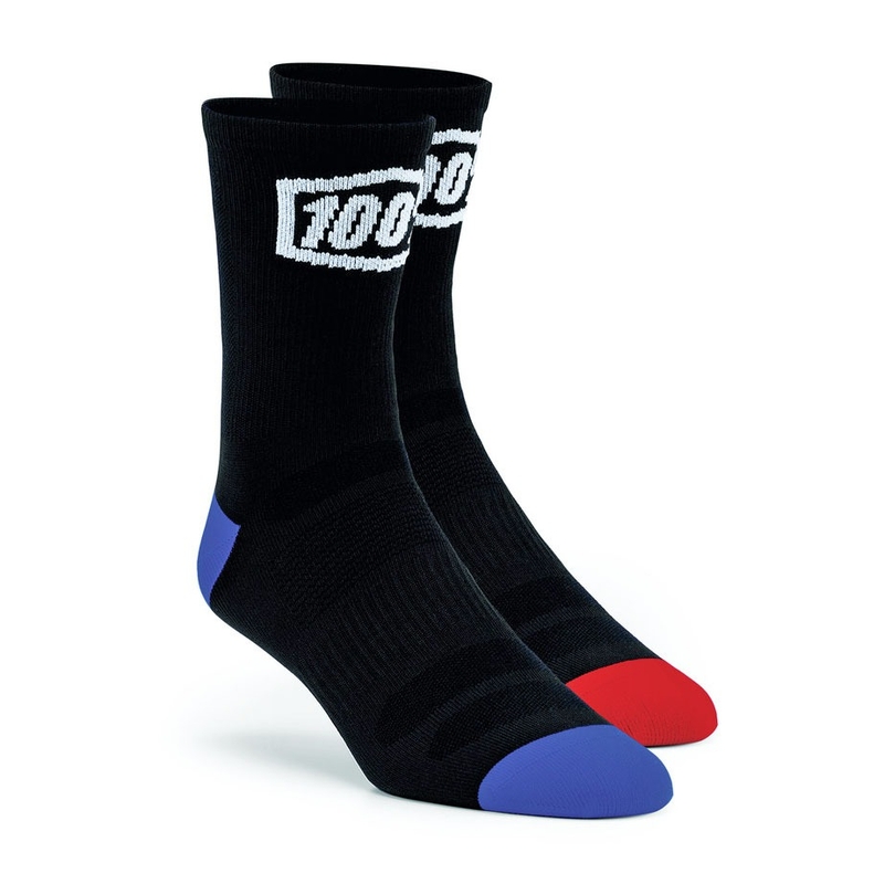 Calcetines 100%-USA Terrain MTB negro