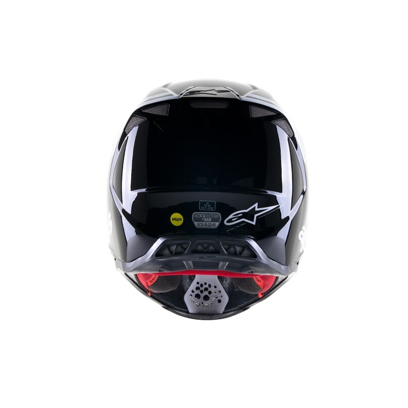 Casco de motocross Alpinestars Supertech S-M8 Radium 2 blanco y negro