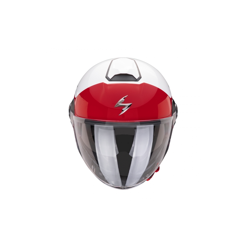 Casco abierto Scorpion EXO-CITY II Mall blanco-rojo liquidación