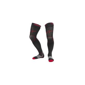 Calcetines de tirantes Alpinestars MX negros y rojos