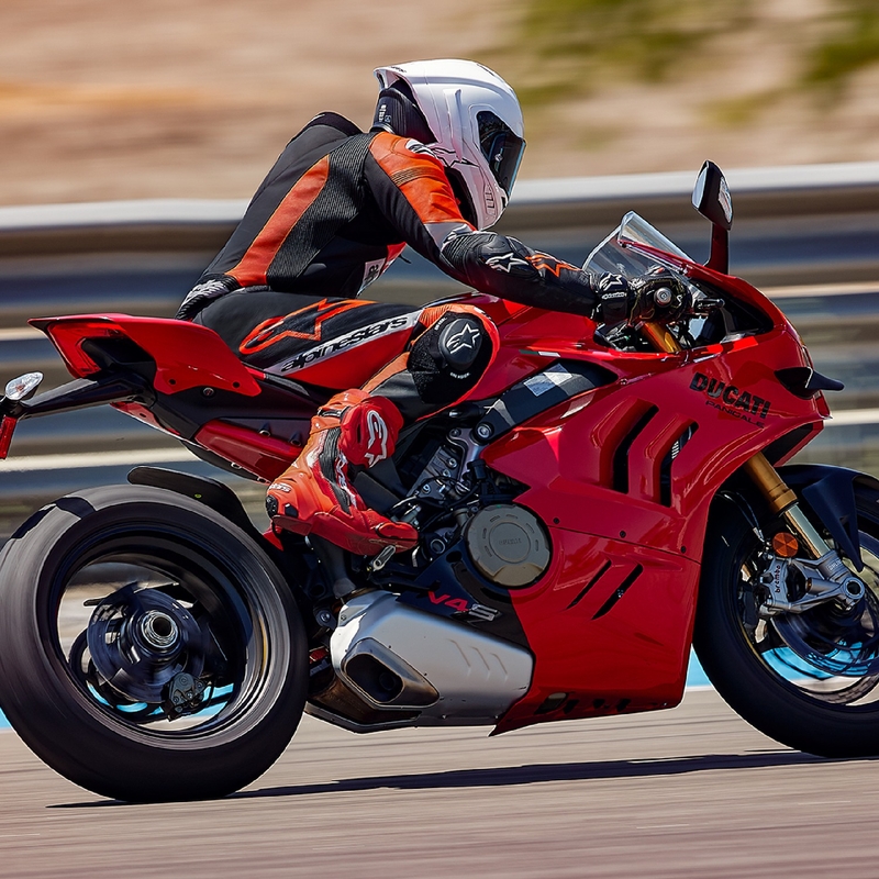 Mono de cuero Alpinestars Missile 2 Ward Negro-Rojo Flúo-Blanco