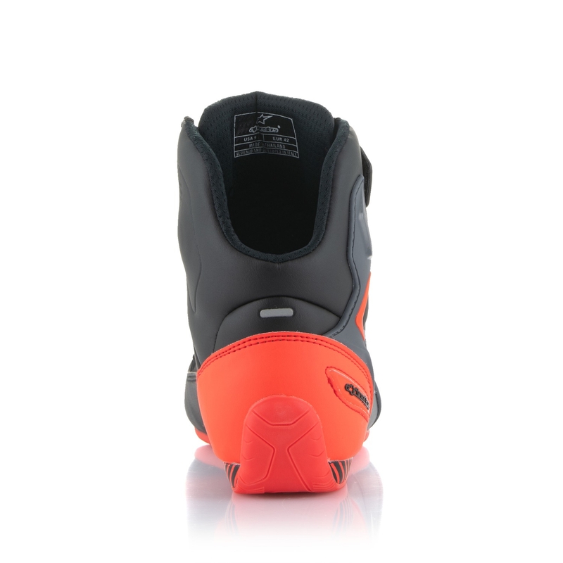 Botas de moto Alpinestars Faster-3 negro-gris-rojo fluo