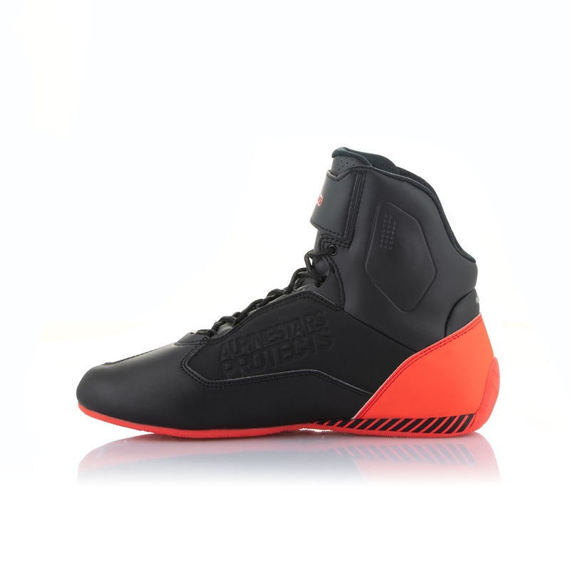 Botas de moto Alpinestars Faster-3 negro-gris-rojo fluo