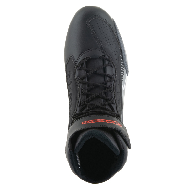 Botas de moto Alpinestars Faster-3 negro-gris-rojo fluo