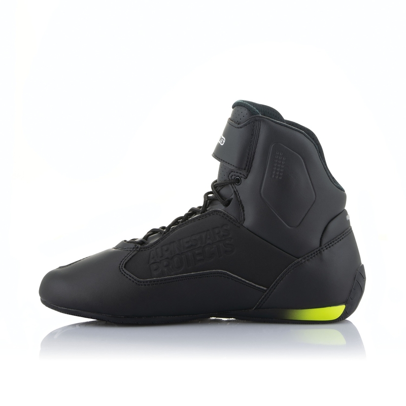 Botas de moto Alpinestars Faster-3 negro-amarillo fluo