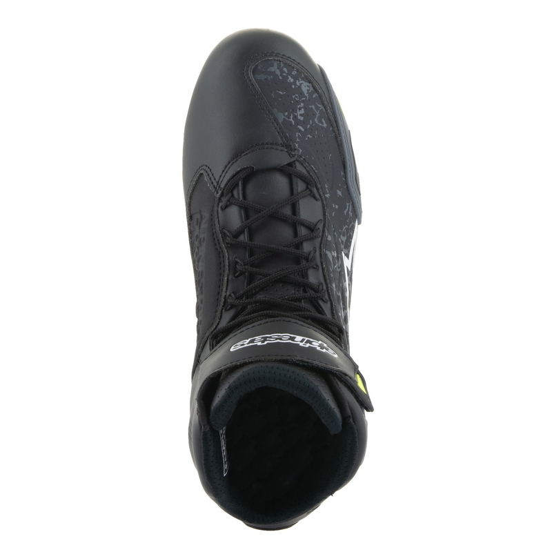 Botas de moto Alpinestars Faster-3 negro-amarillo fluo