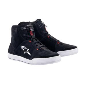 Botas de moto Alpinestars Chrome negro-gris-rojo fluo