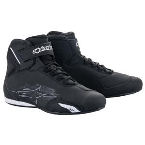 Botas de moto Alpinestars Sector Negras y Blancas