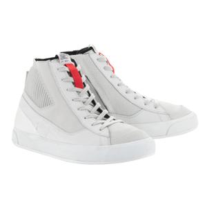 Botas de moto Alpinestars Stated blancas y grises