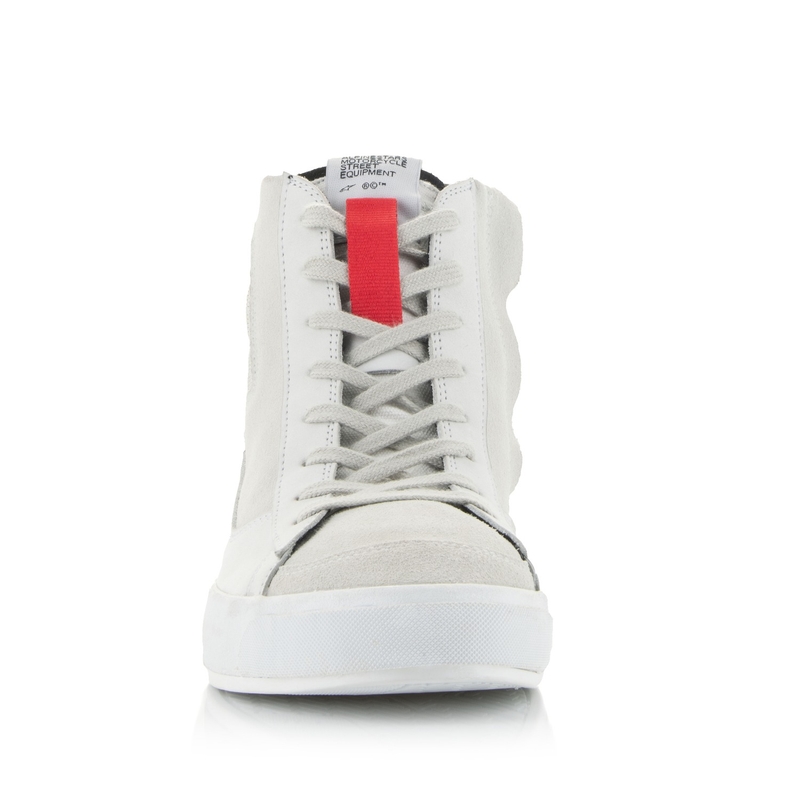 Botas de moto Alpinestars Stated blancas y grises