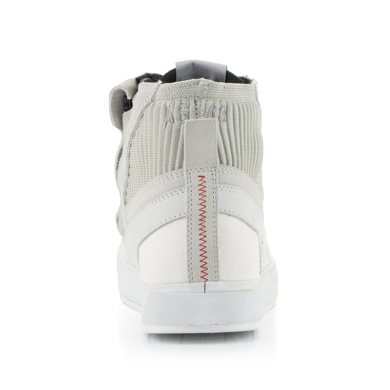 Botas de moto Alpinestars Stated blancas y grises