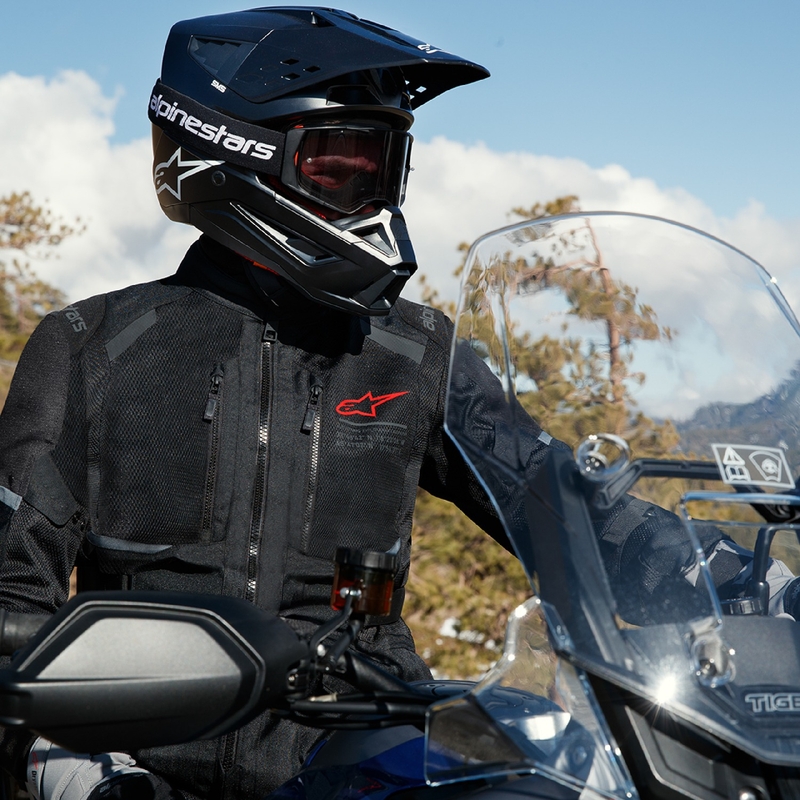 Chaqueta de moto Alpinestars Andes Drystar 2 negra