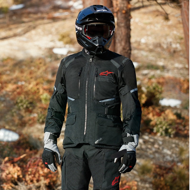 Chaqueta de moto Alpinestars Andes Drystar 2 negra