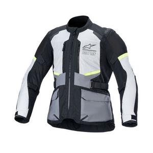 Chaqueta de moto Alpinestars Andes Air Drystar Gris claro-Gris oscuro-Negro-Amarillo fluo 2024