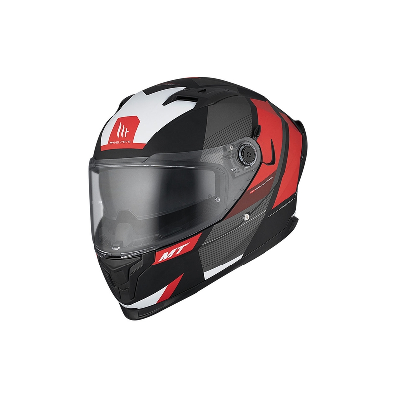 MT BRAKER SV Chento B5 casco integral de moto negro mate-gris-rojo