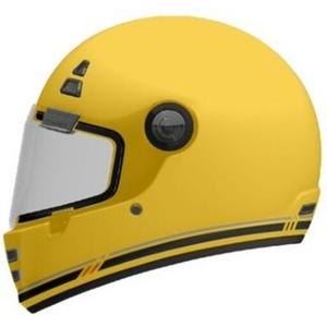 Casco integral de moto MT Jarama SV B2 amarillo mate