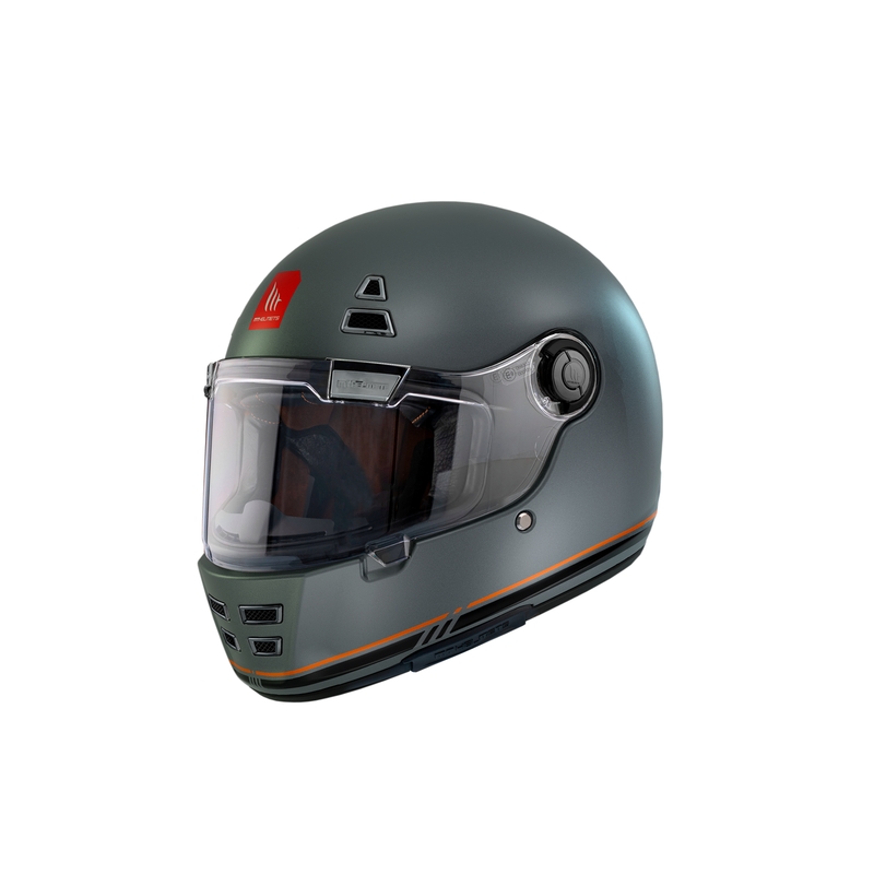 Casco integral de moto MT Jarama SV B2 gris mate