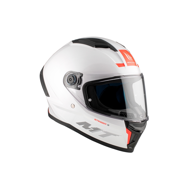 Casco integral de moto MT Stinger 2 Solid Gloss White