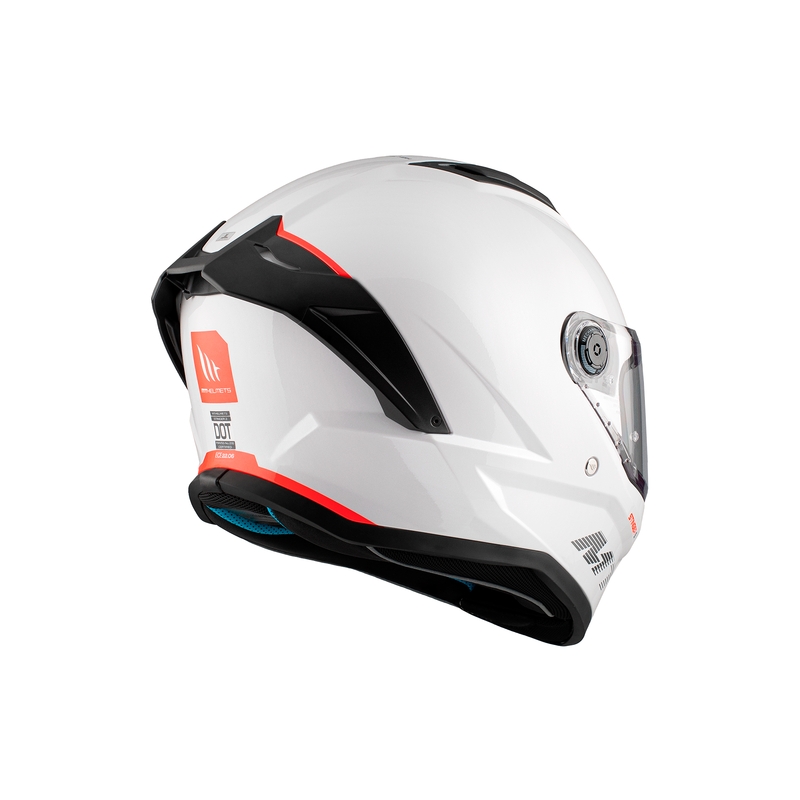 Casco integral de moto MT Stinger 2 Solid Gloss White