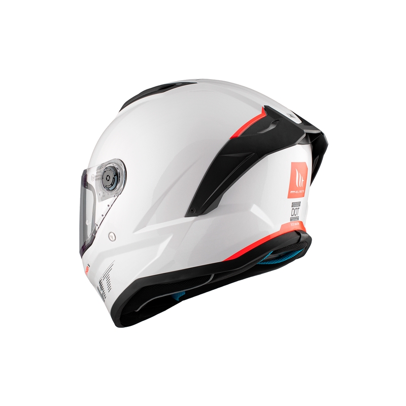 Casco integral de moto MT Stinger 2 Solid Gloss White