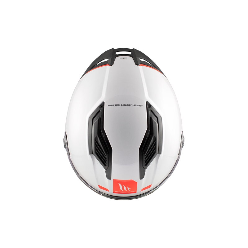 Casco integral de moto MT Stinger 2 Solid Gloss White