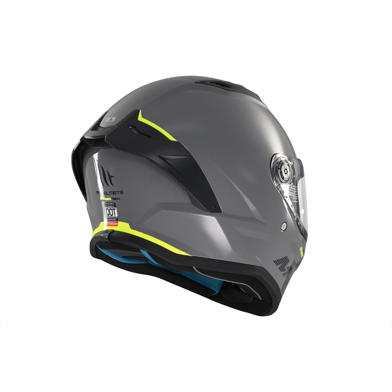Casco integral de moto MT Stinger 2 Solid Gloss Grey