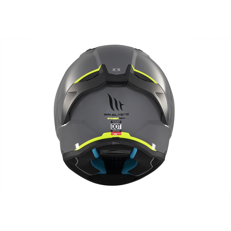 Casco integral de moto MT Stinger 2 Solid Gloss Grey