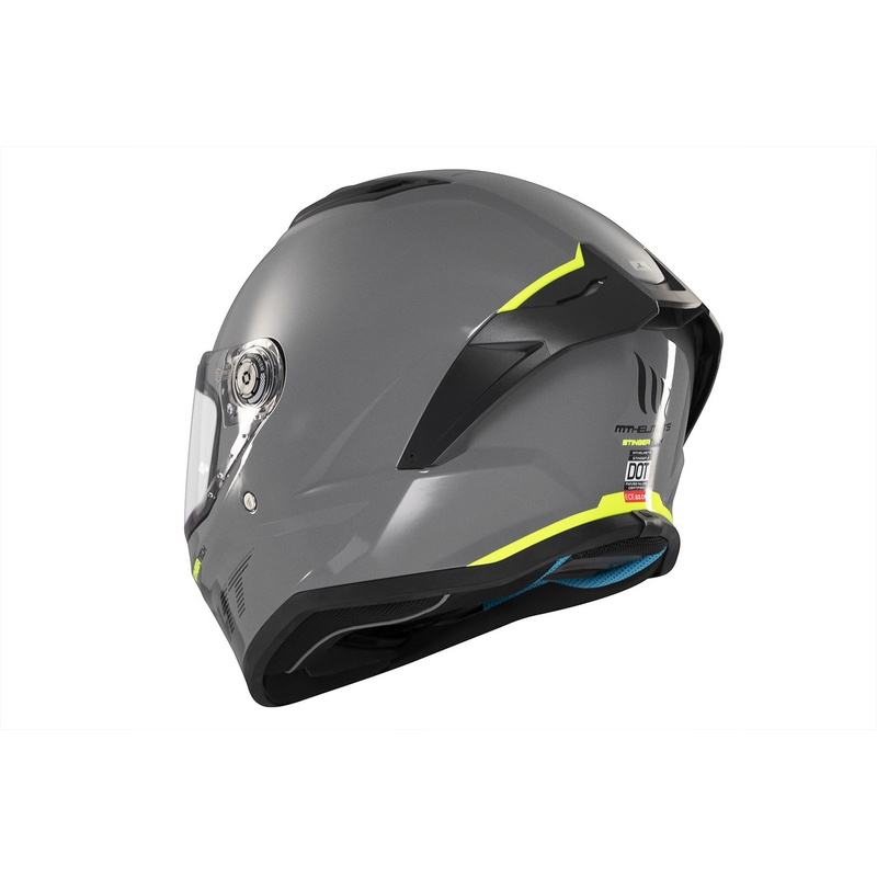 Casco integral de moto MT Stinger 2 Solid Gloss Grey