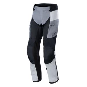 Pantalones de moto Alpinestars Andes Air Drystar Gris claro-Gris oscuro-Negro-Amarillo fluo