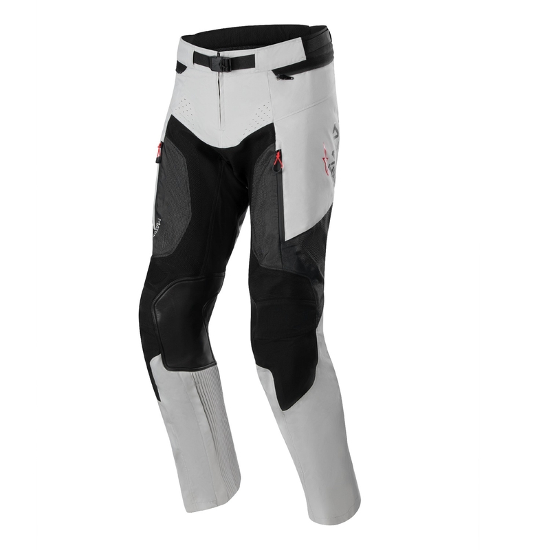 Pantalones de moto Alpinestars Amt 7 Air Gris claro y negro