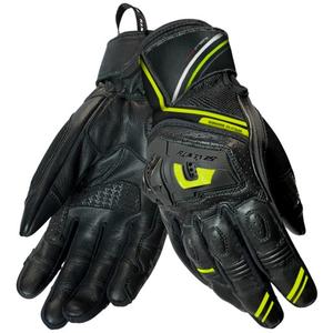Guantes de moto Seventy Degrees SD-N30 Mugello negro-amarillo fluo