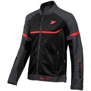 SEVENTY DEGREES SD-JR30.1 Chaqueta de moto negra y roja Mojave