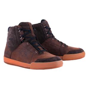 Botas de moto Alpinestars Chrome Crafted Drystar Marrón Caucho