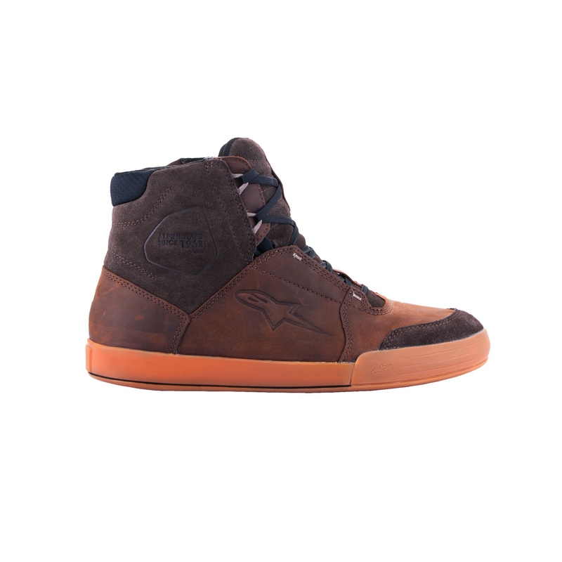 Botas de moto Alpinestars Chrome Crafted Drystar Marrón Caucho