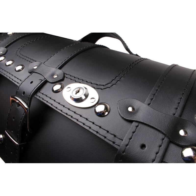 Chopper RSA-131B maletín de cuero para moto con cerradura