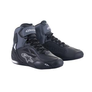 Botas de moto Alpinestars Faster-3 Drystar Negro-Gris Oscuro