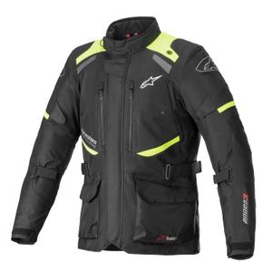 Chaqueta de moto Alpinestars Andes Drystar 3 negro-amarillo fluo