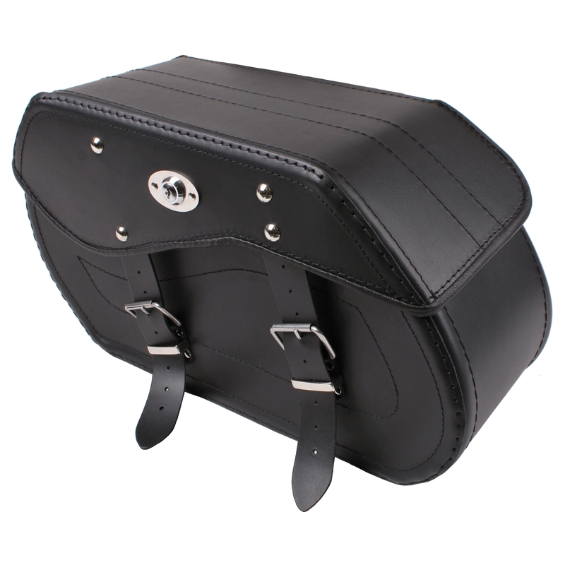 Bolsas de cuero para motocicleta Chopper RSA-12A con cerradura